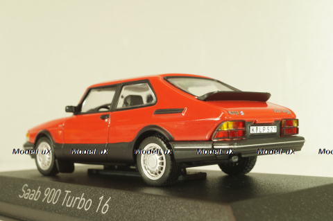 Saab 900 Turbo 1992, red, 810035, Norev 1:43