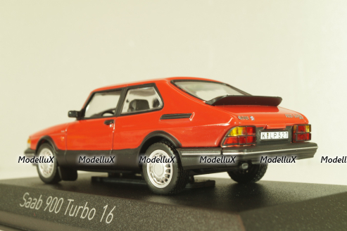 Saab 900 Turbo 1992, red, 810035, Norev 1:43