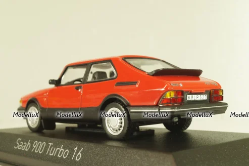 Saab 900 Turbo 1992, red, 810035, Norev 1:43