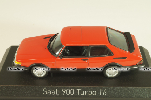 Saab 900 Turbo 1992, red, 810035, Norev 1:43