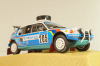 Peugeot 205 Turbo 16 #205 Rally Paris-Dakar 1988 J. Kankkunen/J. Piironen, blue/white, Norev 1:43