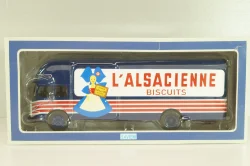 Somua J L19 Fourgon L'Alsacienne 1956, blue, Les Plus Mythiques Saviem №2, Deagostini 1:43