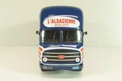 Somua J L19 Fourgon L'Alsacienne 1956, blue, Les Plus Mythiques Saviem №2, Deagostini 1:43
