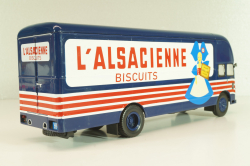 Somua J L19 Fourgon L'Alsacienne 1956, blue, Les Plus Mythiques Saviem №2, Deagostini 1:43
