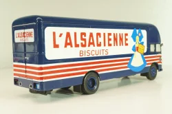 Somua J L19 Fourgon L'Alsacienne 1956, blue, Les Plus Mythiques Saviem №2, Deagostini 1:43