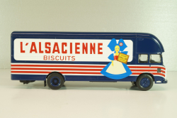 Somua J L19 Fourgon L'Alsacienne 1956, blue, Les Plus Mythiques Saviem №2, Deagostini 1:43