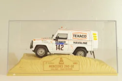 MERCEDES 280 GE # 142 - J. ICKX - C. BRASSEUR - DAKAR 1983, Norev 1:43