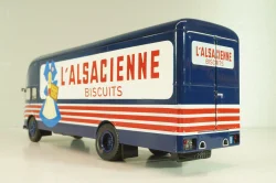 Somua J L19 Fourgon L'Alsacienne 1956, blue, Les Plus Mythiques Saviem №2, Deagostini 1:43
