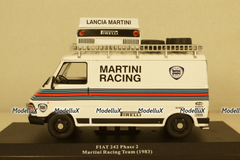 Fiat 242 Phase 2, Martini Racing Team (1983), Rally Assistance №33 1:43