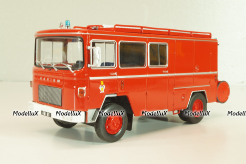 Saviem SM7 Fire engine fourgon Paris 1969, Les Plus Mythiques Saviem #4, Deagostini 1:43