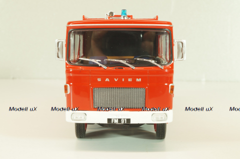 Saviem SM7 Fire engine fourgon Paris 1969, Les Plus Mythiques Saviem #4, Deagostini 1:43