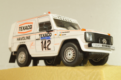 MERCEDES 280 GE # 142 - J. ICKX - C. BRASSEUR - DAKAR 1983, Norev 1:43