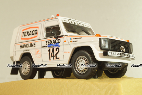 MERCEDES 280 GE # 142 - J. ICKX - C. BRASSEUR - DAKAR 1983, Norev 1:43