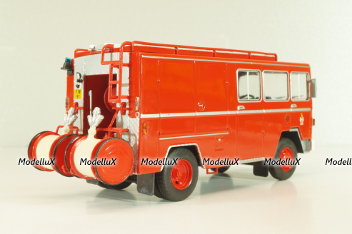 Saviem SM7 Fire engine fourgon Paris 1969, Les Plus Mythiques Saviem #4, Deagostini 1:43