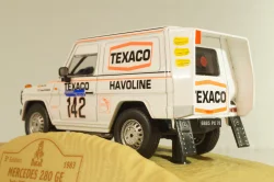 MERCEDES 280 GE # 142 - J. ICKX - C. BRASSEUR - DAKAR 1983, Norev 1:43