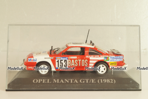 Opel Manta 400 #153 Opel Bastos team Colsoul/Lopes Rally Paris-Dakar 1984, red/white, Model43 1:43