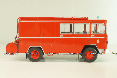Saviem SM7 Fire engine fourgon Paris 1969, Les Plus Mythiques Saviem #4, Deagostini 1:43