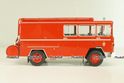 Saviem SM7 Fire engine fourgon Paris 1969, Les Plus Mythiques Saviem #4, Deagostini 1:43