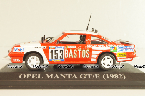Opel Manta 400 #153 Opel Bastos team Colsoul/Lopes Rally Paris-Dakar 1984, red/white, Model43 1:43