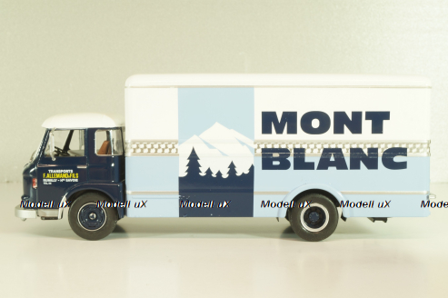Saviem JM 200 truck "Lait Mont Blanc" 1964, blue/light blue/white, Les Plus Mythiques Saviem #1, Deagostini 1:43