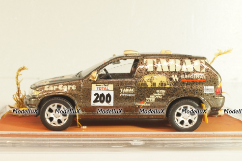 BMW X5 4.4i (E53) #200 "TABAC" Rally Paris-Dakar 1987, brown, Model43 1:43