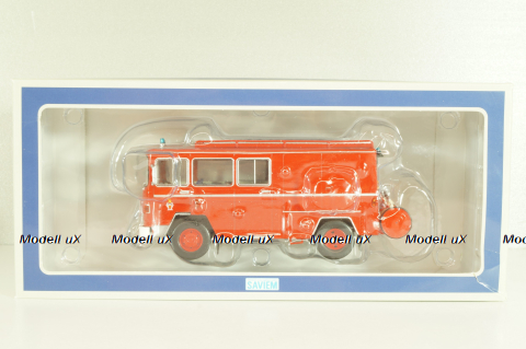 Saviem SM7 Fire engine fourgon Paris 1969, Les Plus Mythiques Saviem #4, Deagostini 1:43