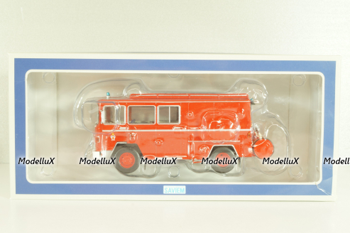 Saviem SM7 Fire engine fourgon Paris 1969, Les Plus Mythiques Saviem #4, Deagostini 1:43
