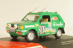 Fiat Panda 4X4 #207 "Benetton" Rally Paris-Dakar 1984, Hervé de Labriffe/ Claude Devoyon, green, Model43 1:43