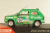 Fiat Panda 4X4 #207 "Benetton" Rally Paris-Dakar 1984, Hervé de Labriffe/ Claude Devoyon, green, Model43 1:43
