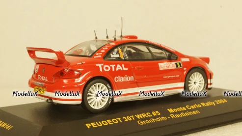 Peugeot 307 Monte Carlo Rally 2004, RAM141, IXO 1:43