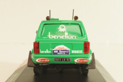 Fiat Panda 4X4 #207 "Benetton" Rally Paris-Dakar 1984, Hervé de Labriffe/ Claude Devoyon, green, Model43 1:43