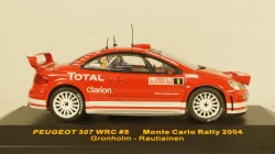Peugeot 307 Monte Carlo Rally 2004, RAM141, IXO 1:43