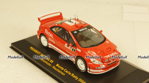 Peugeot 307 Monte Carlo Rally 2004, RAM141, IXO 1:43