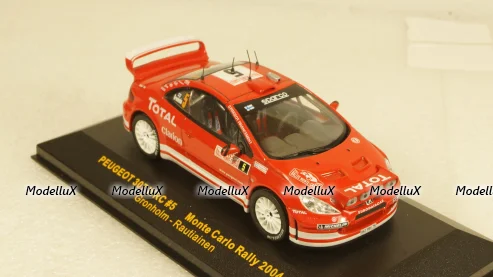 Peugeot 307 Monte Carlo Rally 2004, RAM141, IXO 1:43