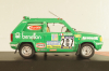 Fiat Panda 4X4 #207 "Benetton" Rally Paris-Dakar 1984, Hervé de Labriffe/ Claude Devoyon, green, Model43 1:43