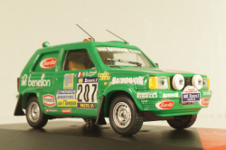 Fiat Panda 4X4 #207 "Benetton" Rally Paris-Dakar 1984, Hervé de Labriffe/ Claude Devoyon, green, Model43 1:43