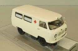 Уаз-450А, Скорая Медицинская Помощь (интерьер гражданской скорой) 1960 г, 145023, DiP Models 1:43