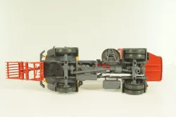 Saviem 4x4 truck with a hydraulic excavator "Poclain" 1957, orange/red, Les Plus Mythiques Saviem #3, Deagostini 1:43