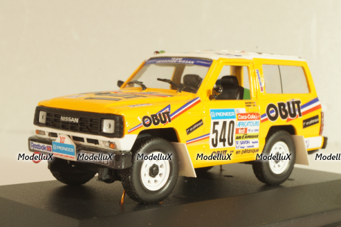 Nissan Patrol (K160) #540 "OBUT" Rally Paris-Dakar 1987, yellow, Model43 1:43