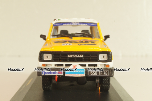 Nissan Patrol (K160) #540 "OBUT" Rally Paris-Dakar 1987, yellow, Model43 1:43