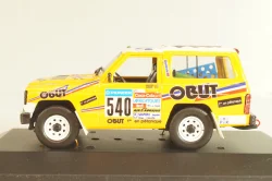 Nissan Patrol (K160) #540 "OBUT" Rally Paris-Dakar 1987, yellow, Model43 1:43
