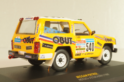 Nissan Patrol (K160) #540 "OBUT" Rally Paris-Dakar 1987, yellow, Model43 1:43