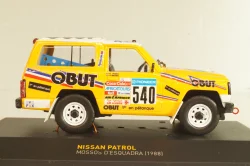 Nissan Patrol (K160) #540 "OBUT" Rally Paris-Dakar 1987, yellow, Model43 1:43