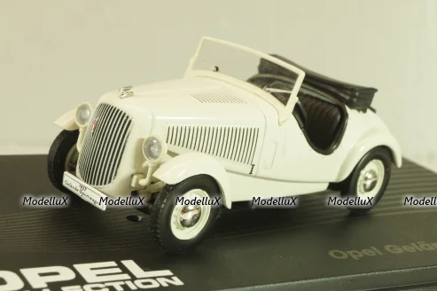 Opel Geländesportwagen 1934, white, OPC041, Opel Collection #41, Altaya  1:43