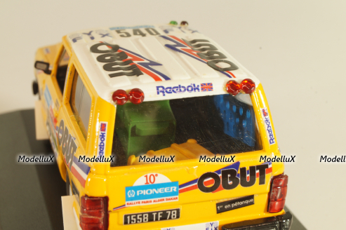 Nissan Patrol (K160) #540 "OBUT" Rally Paris-Dakar 1987, yellow, Model43 1:43