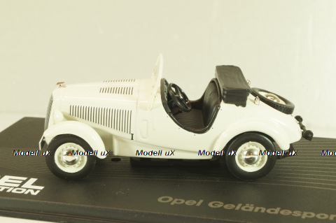 Opel Geländesportwagen 1934, white, OPC041, Opel Collection #41, Altaya  1:43