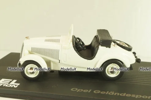 Opel Geländesportwagen 1934, white, OPC041, Opel Collection #41, Altaya  1:43