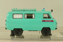 Уаз-450А, Милиция с интерьером г. Запорожье, УССР 1963 г., 145022, DiP Models 1:43