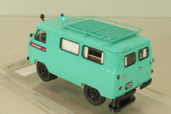 Уаз-450А, Милиция с интерьером г. Запорожье, УССР 1963 г., 145022, DiP Models 1:43