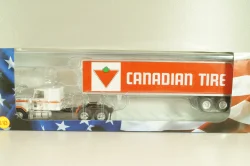 Chevrolet Bison with semi-trailer Canadian Tire, 1978, white/orange, American trucks, France №81, Altaya 1:43